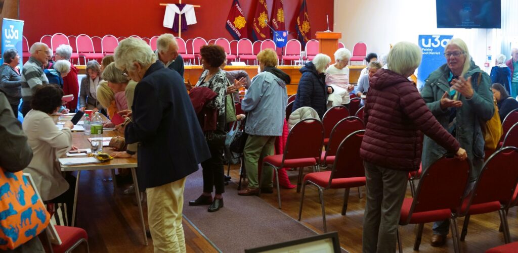 Welcome at a monthly meeting