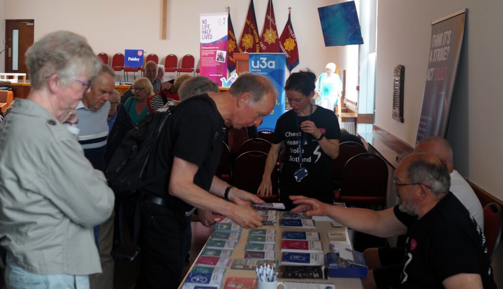 Members speaking to CHSS team