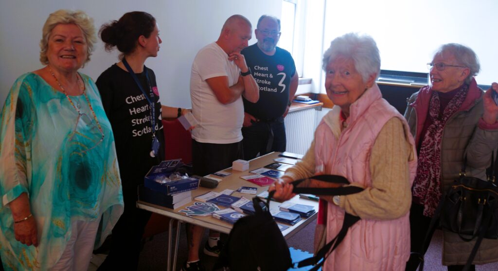 Members speaking to CHSS team