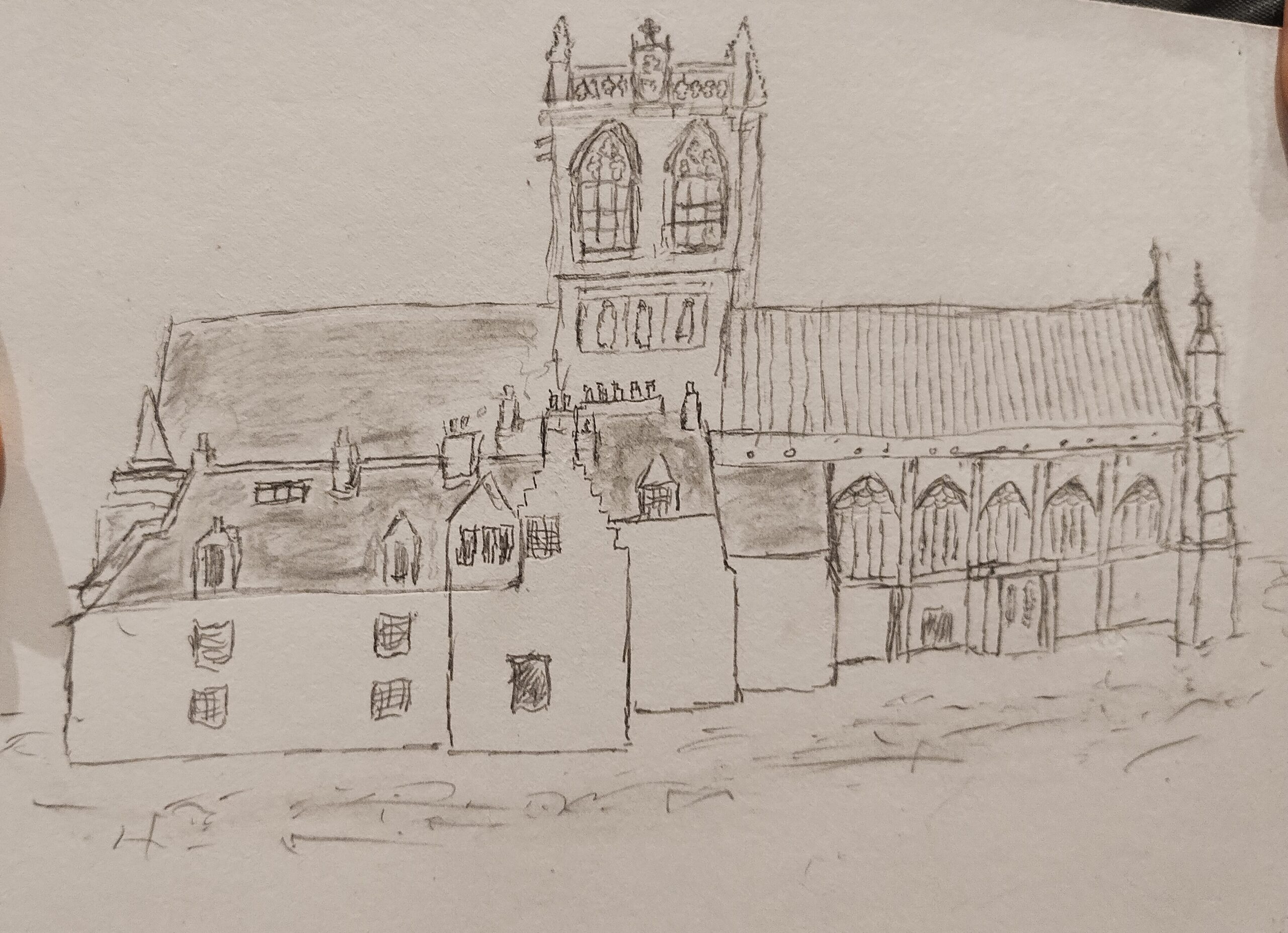 Paisley Abbey Sketch
