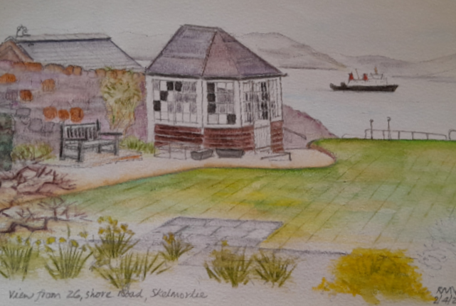 View of the Clyde at Skelmorlie