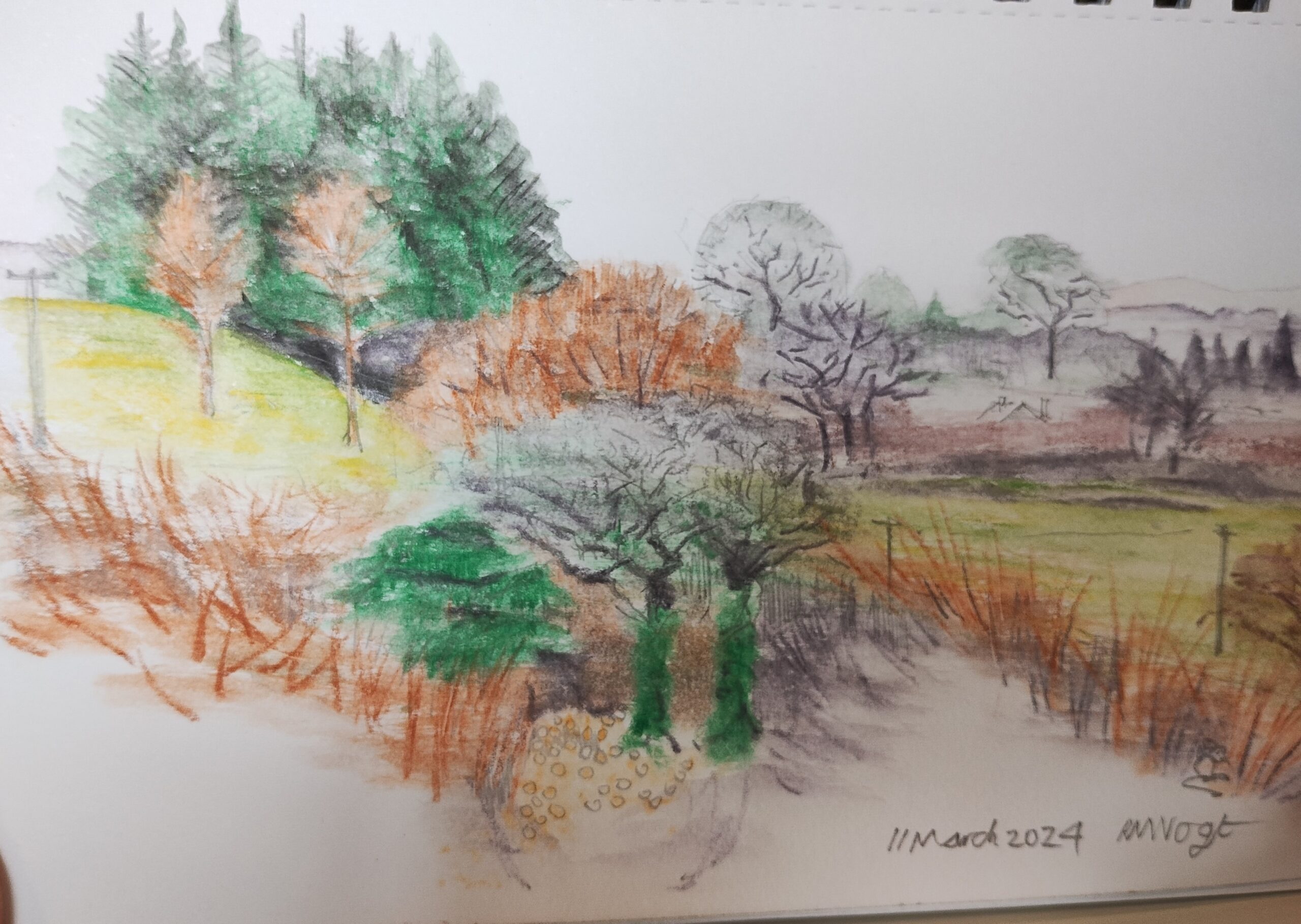 Scenic view sketch