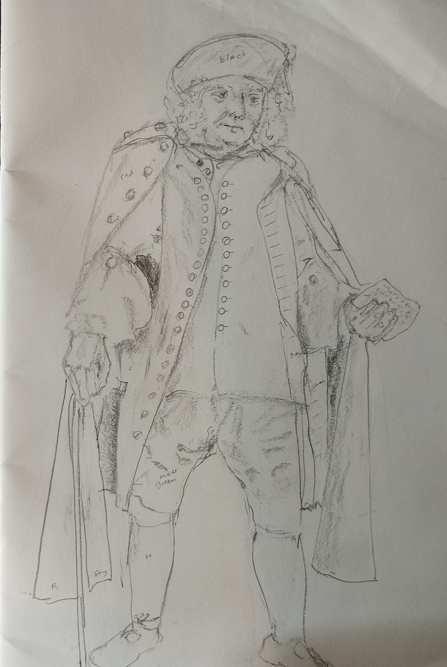 Statue sketch